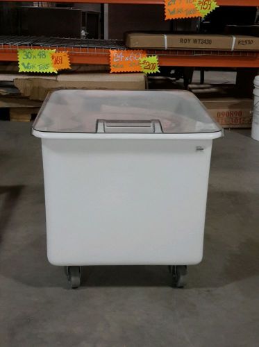 New 32 gallon cambro ib32148 ingredient bin with clear lid for sale