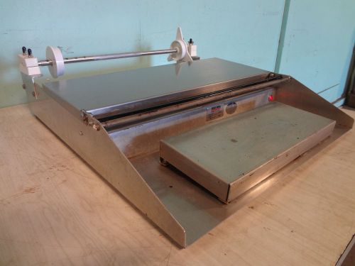 H.d. commercial &#034;heat seal&#034; deli/meat counter-top heat  sealer wrapping machine for sale