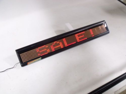 Programmable Color Brite Led Display SW-214CR Tested 25&#034; x 2&#034;