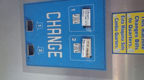 Bill to coin changer: sc34rl-da rear load bill to coin changer / system 600 for sale