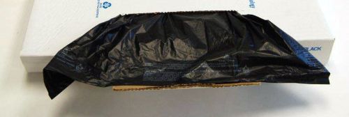 2 Case 2000 Black Plastic Merchandise Shopping Bags 8.5X11 Disp Suffocation Warn