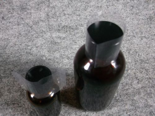 50 Heat shrink banks for bottle sealing  3/4&#034;-1&#034; cap diameter, size 48x28mm