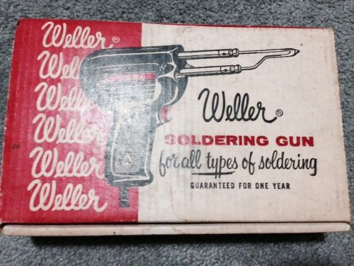 Weller Soldering Gun, dual heat model 8200k 1961 vintage w/tools &amp; lit