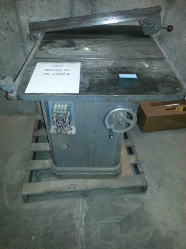 Delta unisaw table saw for sale