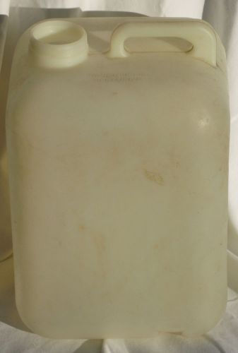 Unmarked 5 Gallon HDPE Plastic Carboy Container (INV 8318)