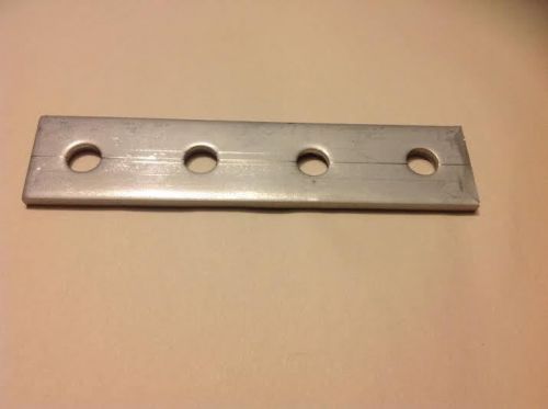 1-5/8&#034; x 7-1/4&#034; 304 stainless steel 4-hole splice plate - connect strut, etc for sale