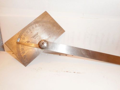 Machinists 2/22 USA Lufkin Flat Top Protractor  Nice and real