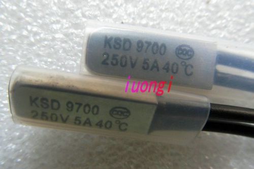 3pc KSD9700 40?C 250V 5A Thermostat Temperature BiMetal Switch NC Normally Close