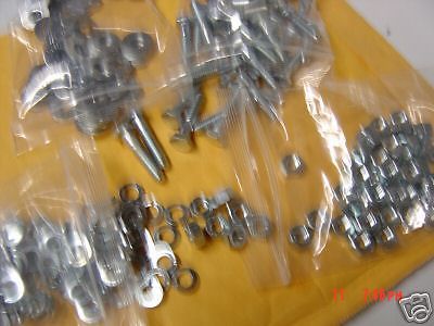 1/4-20 x 1 1/4 zinc  grade 5 hex head screws, washers, nuts for sale
