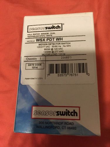 WSX-PDT-WH Acuity Brands/Lithonia Occupancy Sensor Wall Switch Upc:753573767510