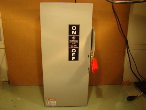 GE DISCONNECT TYPE 1 CAT# TH3362 60A 600V 3P FUSIBLE