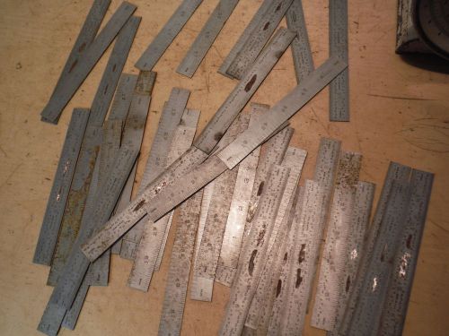 PILE OF MACHINIST 6&#034; SCALES RULERS