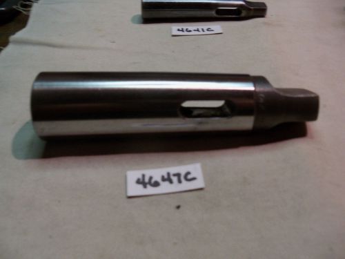 (#4647c) used hardened no.2 to no.4 morse taper drill sleeve or adaptor for sale