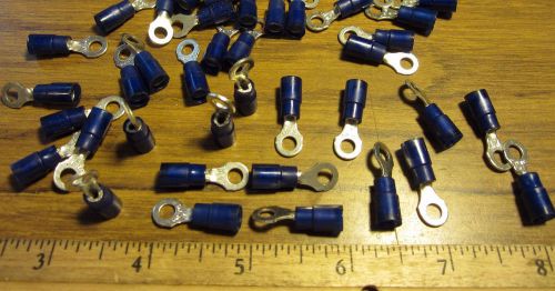 T&amp;B Insulated Copper Stakon Ring Terminals #18 - 14 AWG Wire #8 Stud Bolt Hole
