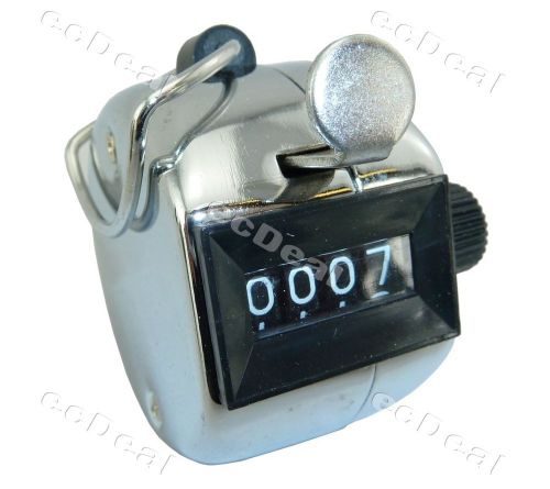 10 pc of 4-digit Tally Hand People Doorman Head Cap Counter Stainless Steel