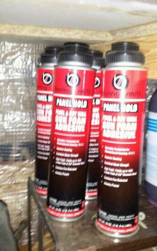 4 cans BORING SMITH PANEL HOLD GUN FOAM ADHESIVE QUANTITY OF 4 - 24 OZ. CANS