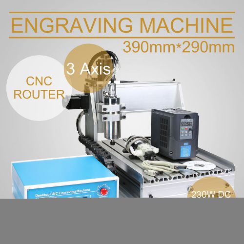 3 AXIS CNC ROUTER ENGRAVING ENGRAVER ROUTING MILLING VISIBLE PROCESS FIRST CLASS