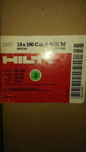 Hilti green shots, box of 1000 for sale