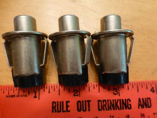 Lot of 3 Push on Off Stainless Button Switch ARK- LES USA