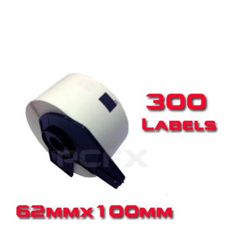 Brother - DK-11202 (62mmx100mm) 300 Labels Compatible Address / Shipping Labels
