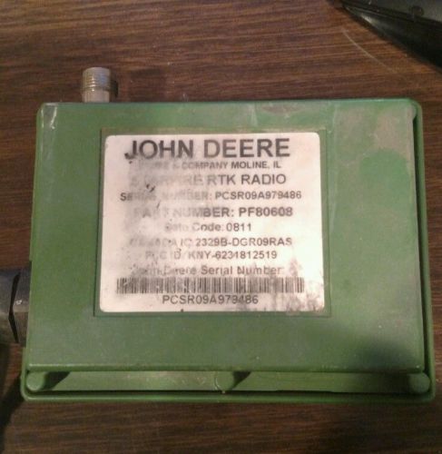 John Deere starfire greenstar 900 rtk radio