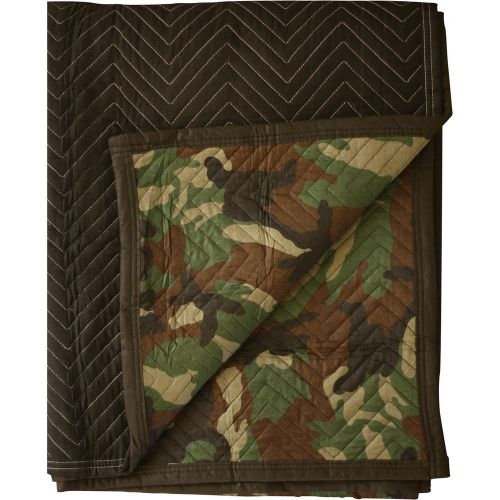 Wel-Bilt Camo/Black Polyester Moving Blanket -72in L x 54in W