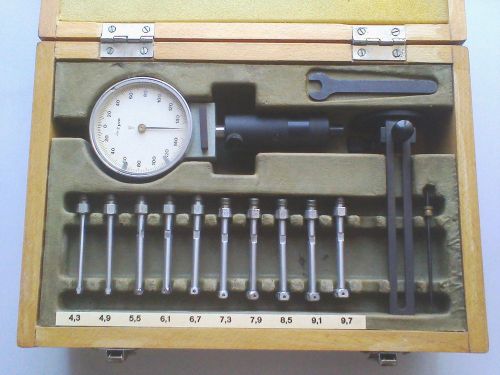 Carl Zeiss 4-10mm Internal Dial Bore Gauge Resolution 0.002mm