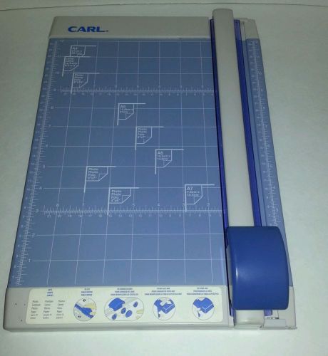 Carl Bidex 12&#034; Professional Rotary Trimmer RT-200 Home Office Disk Paper Cutter