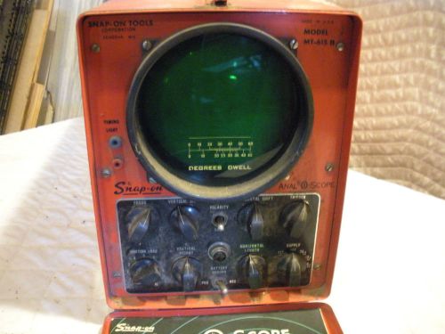 Vintage Snap-On Anal O Scope MT-615B  Good Original Condition Oscilloscope
