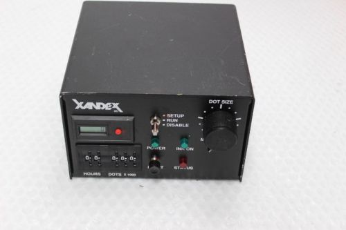 3715  Xandex 350-0002 Pneumatic Die Marker Controller, Standard
