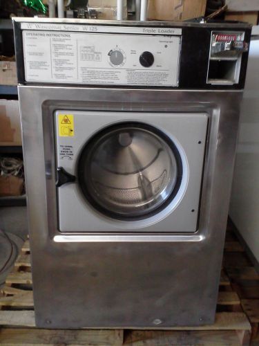 Wascomat w125 35lb. washer single/three phase 220v coin or opl for sale