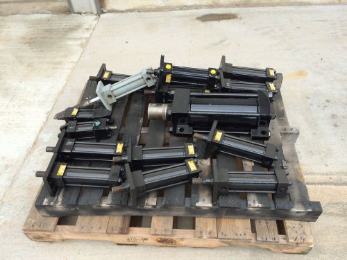 Parker hydraulic cylinders qty of 16, jb2hlt24a, bb2nlt18a for sale