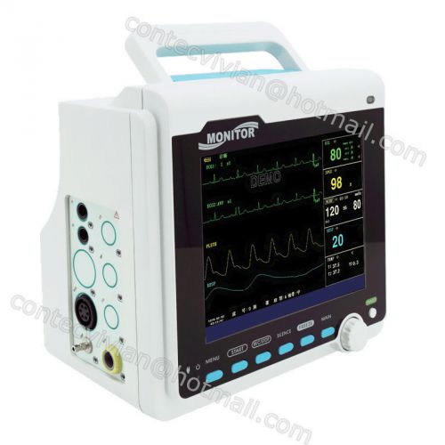 CE CONTEC Portable Patient Monitor,Color ICU vital sign Monitor ECG NIBP SPO2 PR