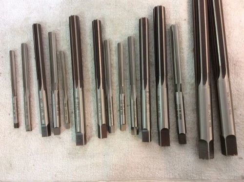 One lot of 15 Reamers &#034;BRAND NEW&#034; All HSS Titan &amp; Yankee All USA Made.