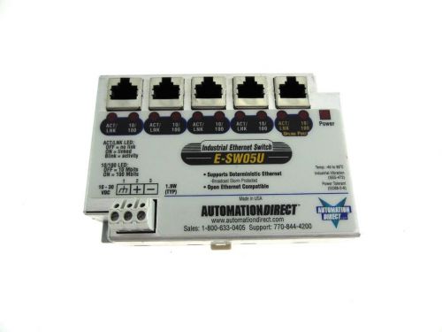 Automation direct model: e-sw05u din rail mounted industrial ethernet switch for sale