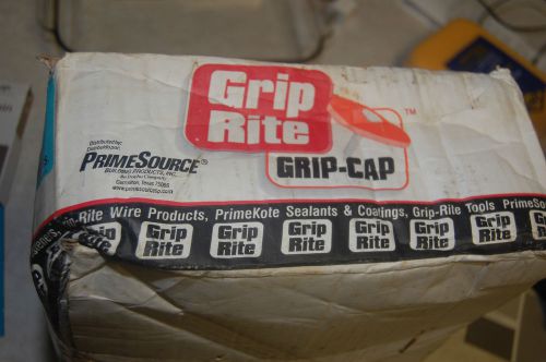 GRIP RITE GRIP CAPS 1 1/2&#034; APROX 8 LBS  ROOFING