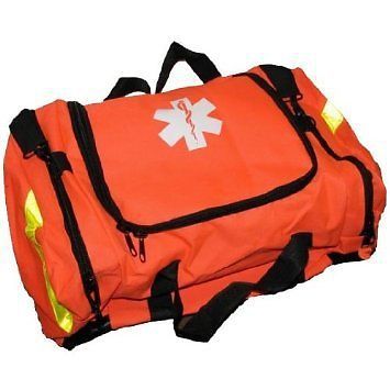 Ever Ready Bright Orange First Aid Large EMT First Responder Trauma Bag