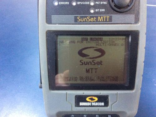 Sunrise Telecom Sunset MTT with ADSL2+ ATU-R Module SSMTT-19A