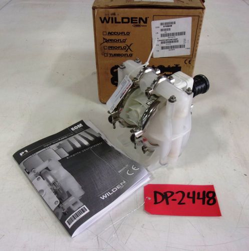 NEW Wilden Poly 1/2&#034; Inlet 1/2&#034; Outlet Diaphragm Pump (DP2448)