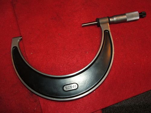 STARRETT #226 4-5 inch micrometer in new condition