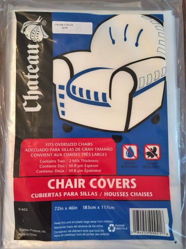 CHAIR COVER, MOVING SUPPLIES PLASTIC,  LOT OF 5