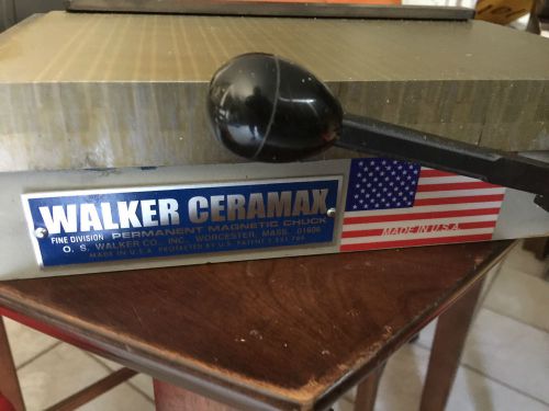 Walker ceramax magnetic chuck mill vise milling grinding for sale