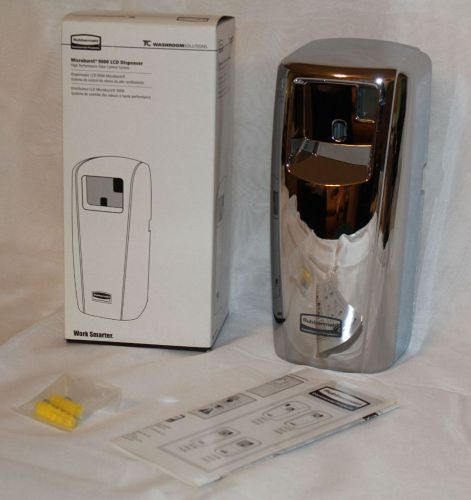 Rubbermaid Commercial 1793536 Odor Control Aerosol Chrome Dispenser