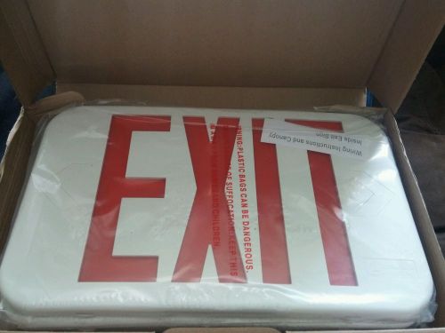 New Lithonia Lighting EXR-EL-M6 Red LED Exit Sign