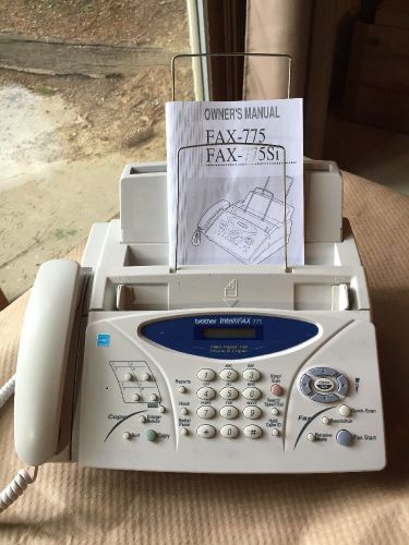 BROTHER INTELLILFAX 775c PLAIN PAPER FAX PHONE COPIER MACHINE FAST SHIPPING!!