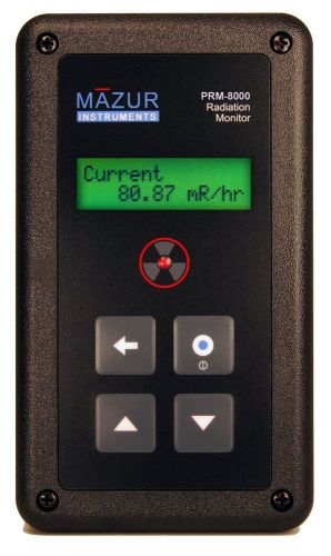 Mazur instruments prm-8000 handheld geiger counter and nuclear radiation monitor for sale