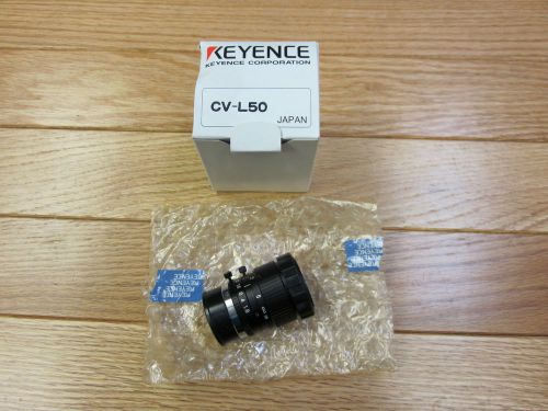 Keyence CV-L50 50mm 1:1.8 camera lens machine vision