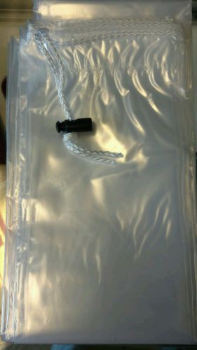 Large plastic bags 38&#034;x38&#034; clear with drawstring storage bags trash bags 100