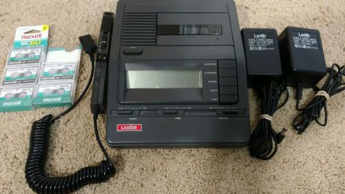Lanier VW-260 With 2 Power Supplies, Microphone, Headset, &amp; 5 Microcassettes