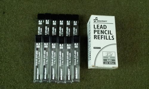 0.5 hb polymer lead pencil refills 12 tubes of 12 for sale